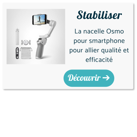 DJI nacelle Osmo Mobile stabilisateur de smartphone