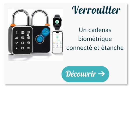cadenas valise biometrique empreinte digitale et code connecte