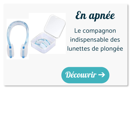 pince nez en silicone pour apnee snorkelling