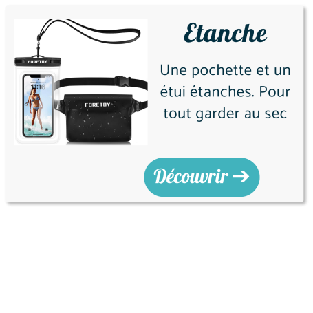 pochette sac etanche pour smartphone et papiers documents